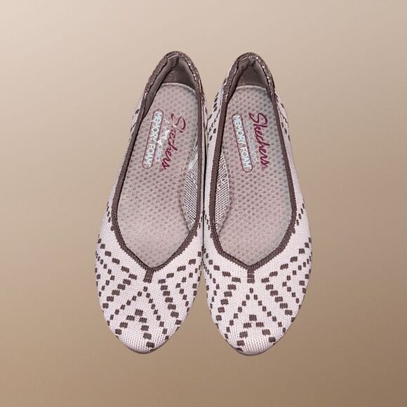 Women's Skechers, Cleo 2.0 - Be Amazed Flat Tan Size 7 - Picture 2 of 14